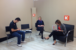 Estúdio profissional MCVideo com equipamentos de filmagem